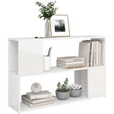 vidaXL ormarić za knjige visoki sjaj bijeli 100 x 24 x 63 cm od iverice | shoptok.hr