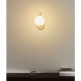 Kave Home Bijela/u zlatnoj boji metalna zidna lampa ø 15 cm Brisia – | shoptok.hr