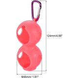 NIKCORP Silikonsko držalo za golf žogice za 2 žogici s priročno zaponko, odporno na obrabo in padce, elastičen material, rožnato, (5000156674) | Shoptok.si