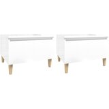  Bočni stolići 2 kom bijeli 50x46x35 cm od konstruiranog drva | shoptok.hr