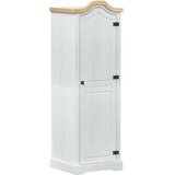  garderobna omara, trden borov les, bela, 52x55x170 cm | Shoptok.si