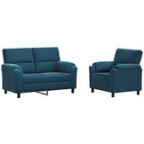  Set sofe 2 pcs Plava Baršun | shoptok.hr