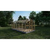  Drveni plastenik CASA XXL 2.6m x 6m, polykarbonat 4mm | shoptok.hr