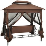 Gazebo konvertibilna ljuljačka boja kave | shoptok.hr