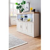Livetastic VISOKA KOMODA, barve hrasta, barve pinije | Shoptok.si