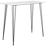 vidaXL Barska miza bela 120x60x105 cm Cene