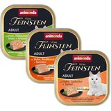  Mešano mega pakiranje animonda vom Feinsten Adult 32 x 100g - Gurmanska sredica (3 sorte) | shoptok.hr