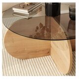 Hanah home Bubble Sapphire Klub sto, 75x35x75cm, Smeđi | Eponuda.ba