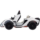  Licenciran avto na akumulator Lamborghini SIAN 4x100W - dvosed - bel | Shoptok.si