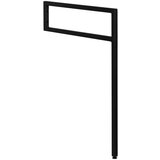 Sapho Crna željezna potpora za pult 49x2 cm – | shoptok.hr