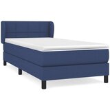  S oprugama i madracem plavi 90 x 200 cm od tkanine | shoptok.hr