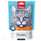 WANPY poslastica za mačke soft chicken jerky strips for cat 80g Cene