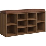 Maison Chic Klop za čevlje - Sedež za čevlje rjav hrast 103x30x48 cm inženirski les, (21777685) | Shoptok.si