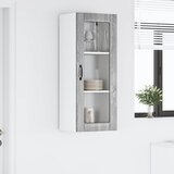  Zidni stakleni ormarić LUCCA Siva sonoma 40 x 31 x 100 cm | Eponuda.com