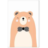  Slika - Teddy Bear in Bow Tie (1 Part) Vertical 20x30 Standard | shoptok.hr