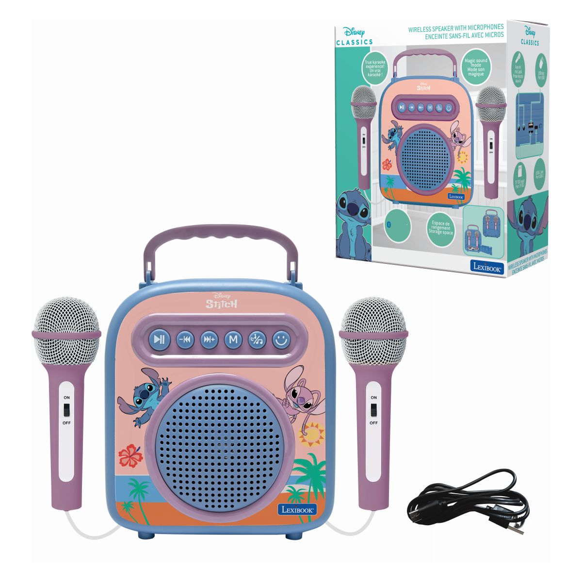 zvočnik z brezžično povezavo ter mikrofonom Stitch
