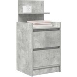 vidaXL Noćni ormarići s 2 ladice 2 kom beton siva 38x34x80 cm | shoptok.hr