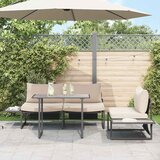  Stol za vrt Siva 100 x 55 x 70 cm boja drva | shoptok.hr