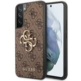 Guess PU 4G Metal Logo Zadní Kryt pro Samsung Galaxy S23 Brown Ovitek za telefon Vijolična Cene