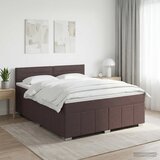  Boxspring krevet s madracem Tamno smeđa 180 x 200 cm Tkanina 202 x 183.5 x 88 cm | Shoptok.si