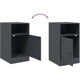 vidaXL Nočna omarica antracit 34,5x39x62 cm jeklo | Shoptok.si
