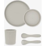 Kikka Boo Silikonski set za hranjenje 5 delova Platinum Sand Cene