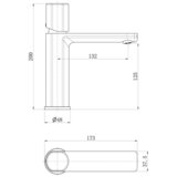 SCHÜTTE UMIVALNIŠKA ARMATURA 3,75/20/17,3 cm | Shoptok.si