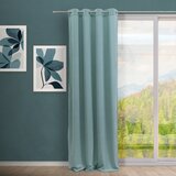 Casa Selección Turkizna zavesa iz rebrastega žameta 140x260 cm Merely – | Shoptok.si
