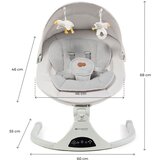 Kinderkraft električna njihaljka TULSY, Beige | shoptok.hr