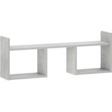  Zidna polica Betonska siva 90 x 17 x 32 cm Prerađeno drvo | shoptok.hr