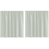 vidaXL Voile zavese z žepi za palico 2 kosa svetlo sive, (5000297894) | Shoptok.si