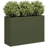  Sadilica maslinastozelena 120x40x80 cm hladno valjani čelik | shoptok.hr