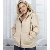 Pri Warm women's sweatshirt one-color basic with hood BROOKLYN | shoptok.hr