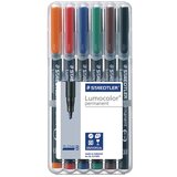 Staedtler Marker Lumocolor 314 WP6 1-2,5 mm, 6 kosov Cene