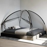  Komarnik Mongolia s vratima 220 mrežasti crni 200x180x135 cm | shoptok.hr