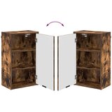  Kopalniška omarica z vrati Dimljeni hrast 39 x 23.5 x 65 cm, (5000064426) | Shoptok.si