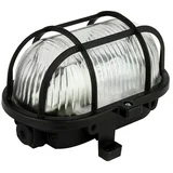 LED stenska in stropna svetilka (IP44, Črna, 175 x 105 x 125 mm)