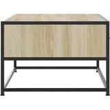  Stolić za kavu boja hrasta sonome 100x50x35 cm od drva i metala | Eponuda.com