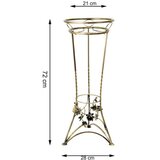  Stalak za cveće 72x28 cm zlatne boje | Eponuda.com