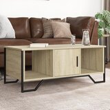  Stolić za kavu boja hrasta 100 x 51 x 40 cm konstruirano drvo | shoptok.hr