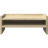 vidaXL Stojalo za ekran sonoma hrast 42x24x16 cm iverna plošča | Shoptok.si