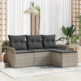  Set sofe s jastukom 4 pcs Siva poliratan | Eponuda.com