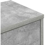 Police za kutne zidne Betonska siva 48 x 48 x 120 cm | shoptok.hr