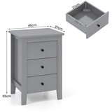 Pohištvo Nočna omarica, siva | Shoptok.si