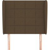  Uzglavlje s ušima tamnosmeđe 83 x 23 x 118/128 cm od tkanine | Eponuda.ba