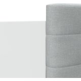  Okvir kreveta s uzglavljem i LED svjetlima bijeli 140 x 200 cm | shoptok.hr