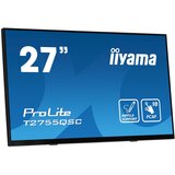 Iiyama Monitor LED T2755QSC-B1 27” Optical Bonded PCAP 10pt IPS Edge to edge glass 2560 x 1440 @75Hz 400 cd/m² HDMI DP USB Hub Tilt angle 15° up; 70° down | Eponuda.com