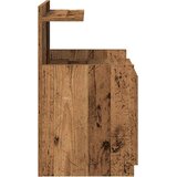  Noćni ormarići 2 kom s 2 ladice staro drvo 40x36,5x62 cm | shoptok.hr