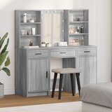  Set za toaletni stol 3 komada Siva Sonoma Konstruirano drvo | shoptok.hr