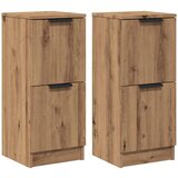 vidaXL Komoda 2 kosa artisian hrast 30x30x70 cm konstruiran les, (21780103) | Shoptok.si